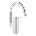 GROHE 30469000 - кухонный смеситель START с высоким изливом, глянцевый хром