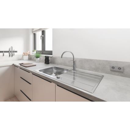 GROHE 30469000 - кухонный смеситель START с высоким изливом, глянцевый хром