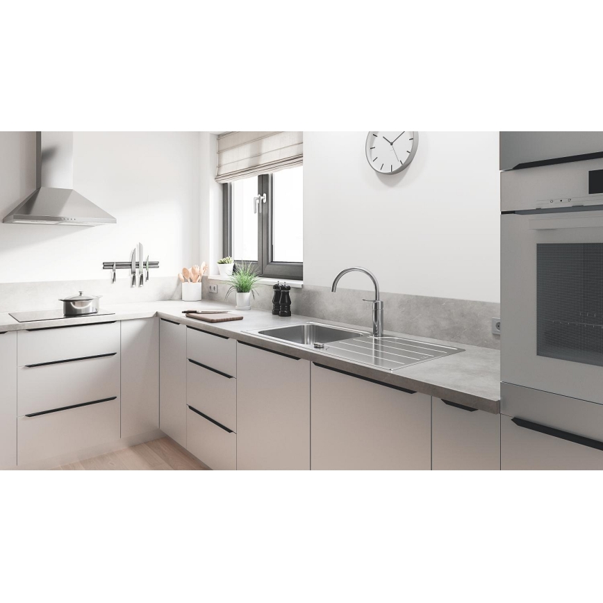 GROHE 30469000 - кухонный смеситель START с высоким изливом, глянцевый хром