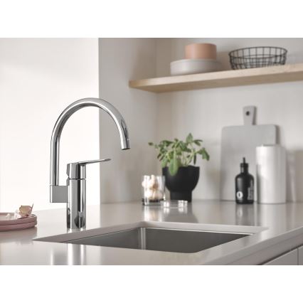 GROHE 30469000 - кухонный смеситель START с высоким изливом, глянцевый хром