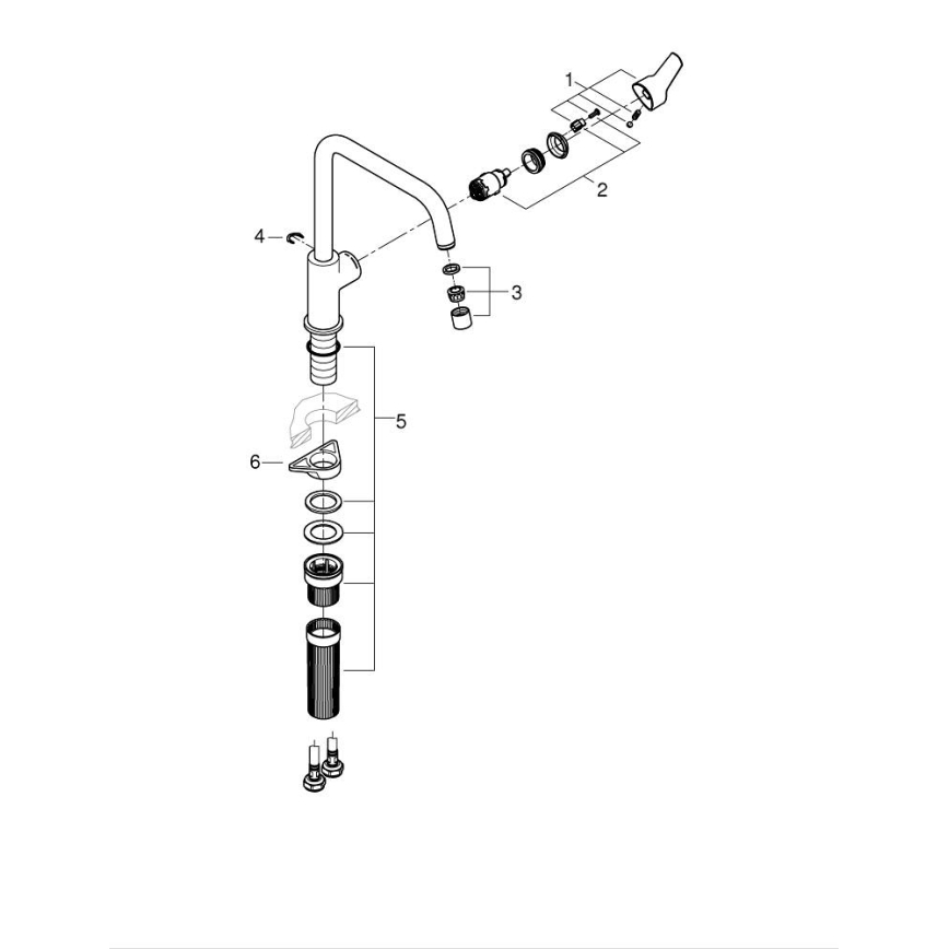 GROHE 30470000 - Змішувач для мийки START, блискучий хром