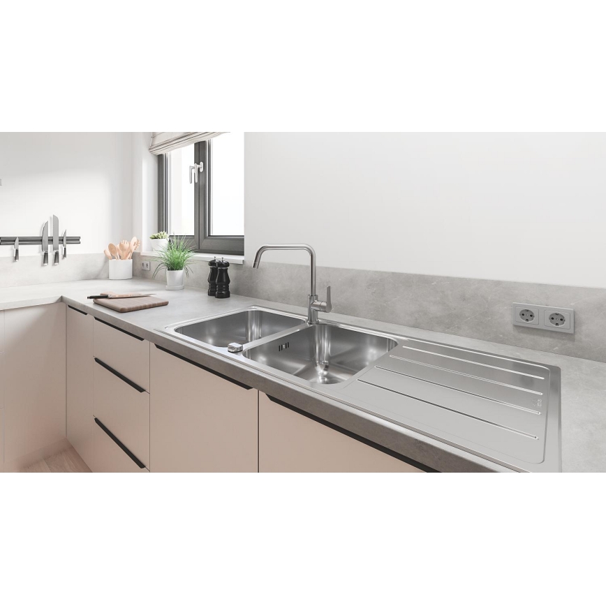 GROHE 30470DC0 - смеситель для мойки START 310 мм, нержавеющая сталь