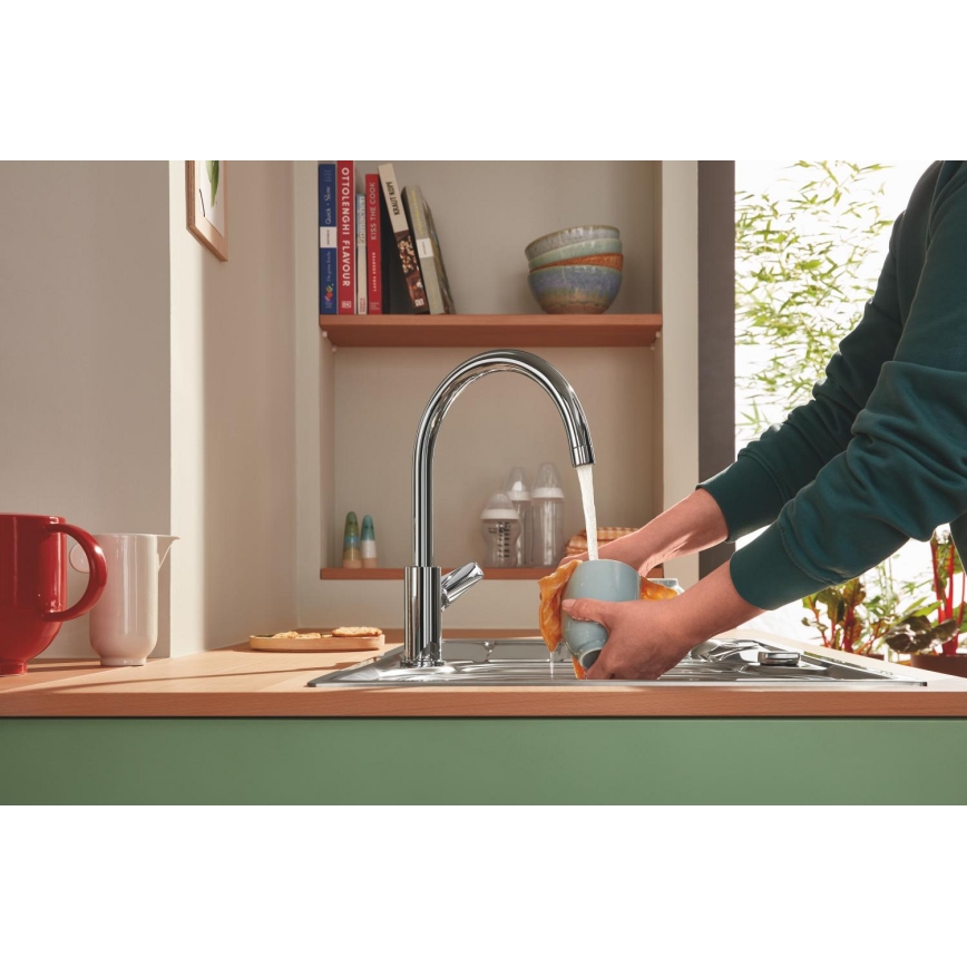 GROHE 30529001 - Змішувач для мийки START EDGE, полірований хром