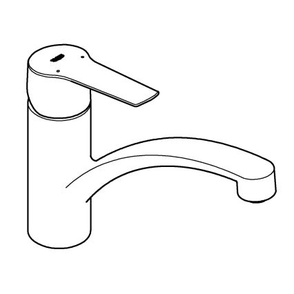 GROHE 30530002 - смеситель для мойки START, блестящий хром