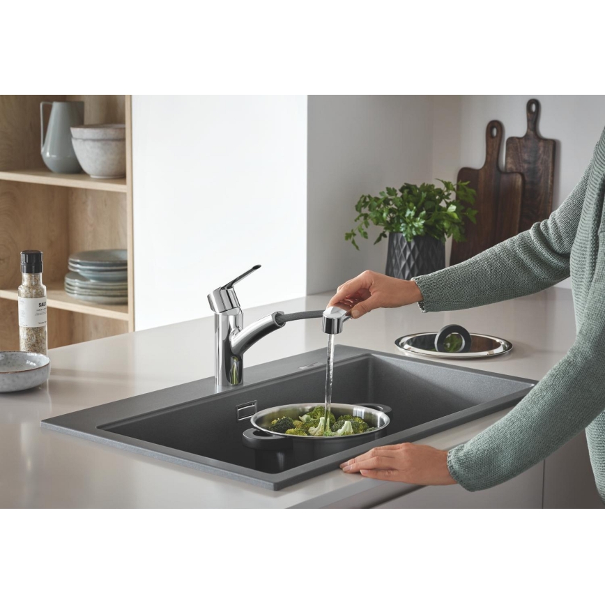 GROHE 30531001 - Змішувач для кухонної мийки START 227 мм полірований хром