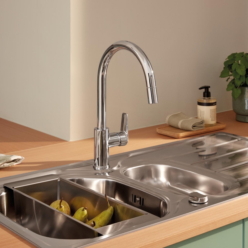 GROHE 30562000 - кухонний змішувач START CURVE, 357 мм, глянцевий хром