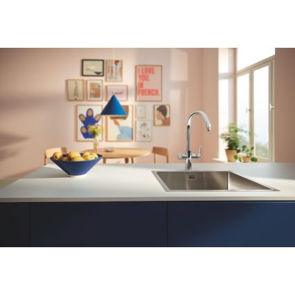 GROHE 30592000 - Змішувач для мийки BLUE PURE StartCurve 411 мм блискучий хром