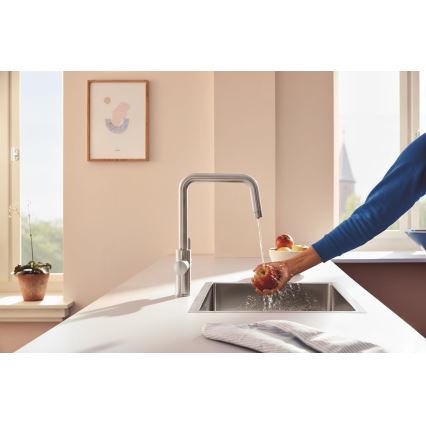 GROHE 30595DC0 - Кухонний змішувач BLUE PURE з нержавіючої сталі