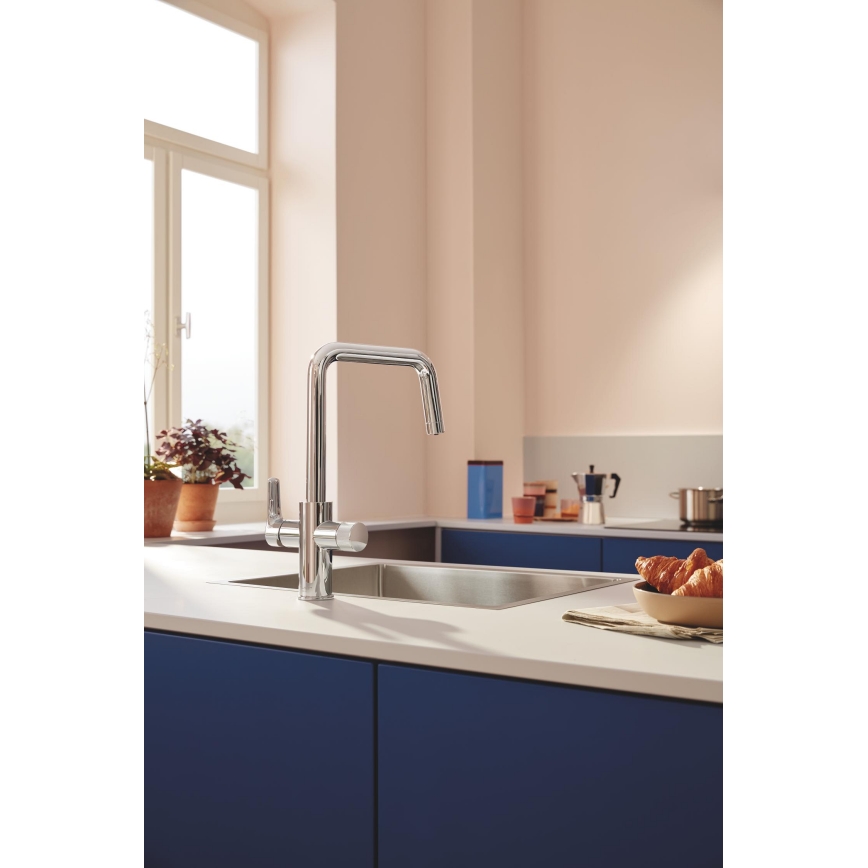 GROHE 30596000 - Кухонний змішувач BLUE PURE з функцією фільтрації, хромований