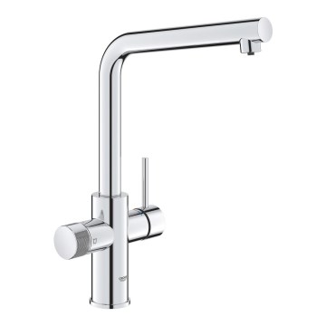 GROHE 30600000 - Смеситель для мойки BLUE PURE с L-образным изливом, глянцевый хром