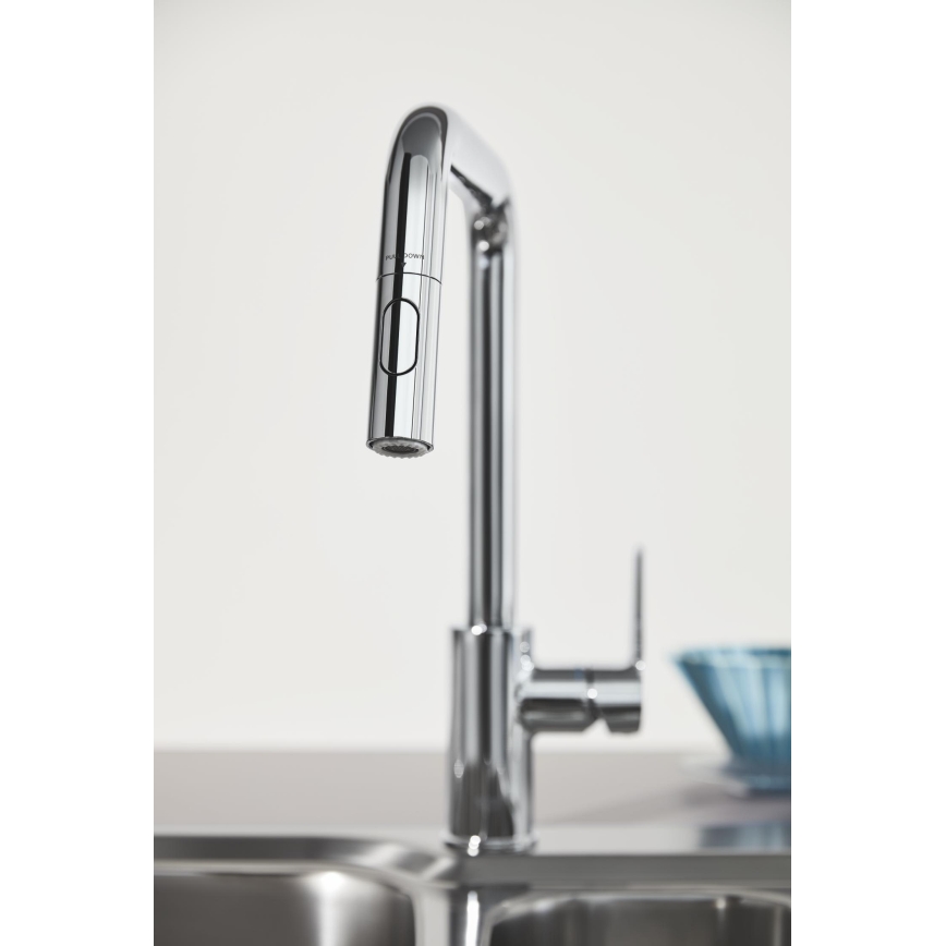 GROHE 30631000 - кухонный смеситель QUICKFIX START, 362 мм, глянцевый хром