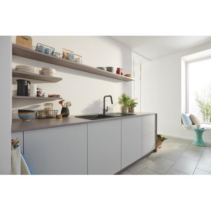 GROHE 306312430 - Кухонный смеситель QUICKFIX START 362 мм чёрный