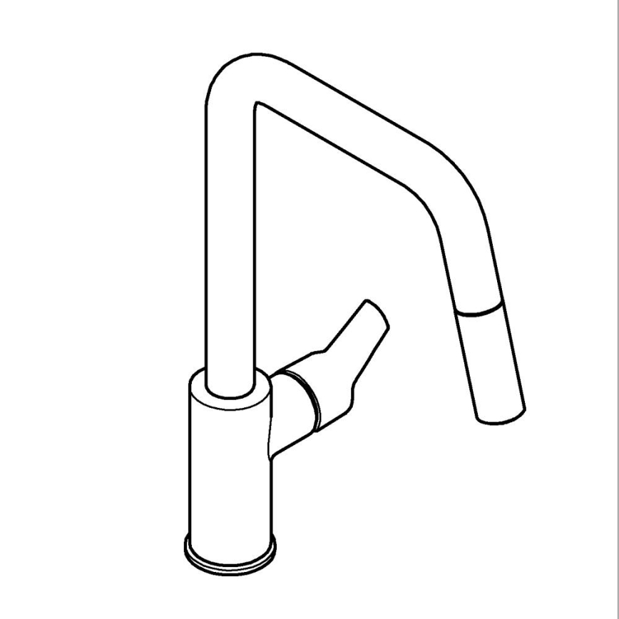 GROHE 30631DC0 - Змішувач для кухонної мийки START з нержавіючої сталі