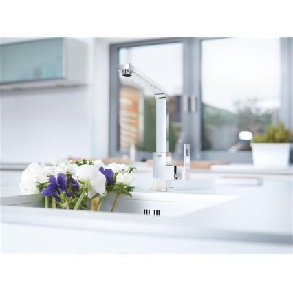 GROHE 31255000 - Кухонный смеситель EUROCUBE, глянцевый хром