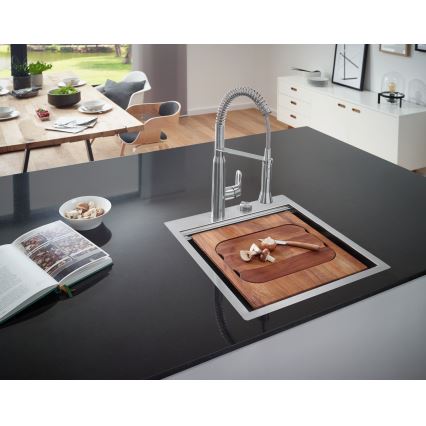 GROHE 31379DC0 - Кухонний змішувач K7 із нержавіючої сталі