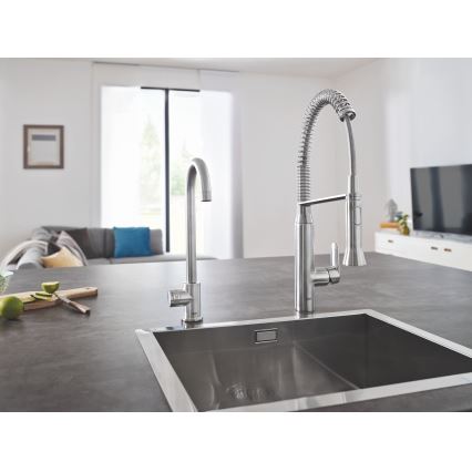 GROHE 31379DC0 - Кухонний змішувач K7 із нержавіючої сталі