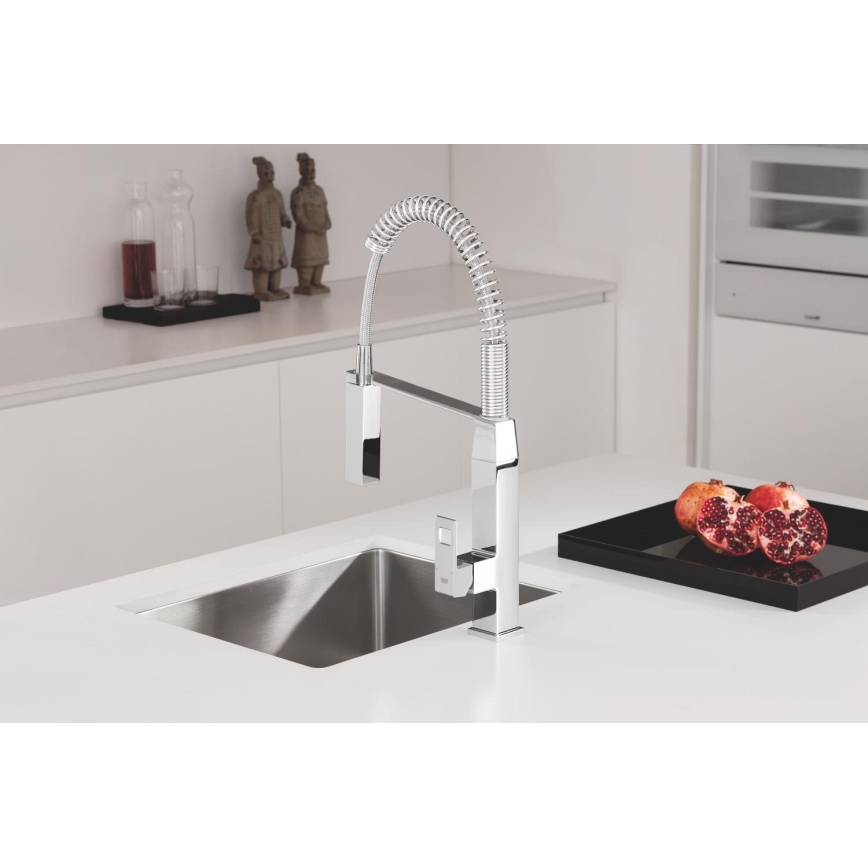 GROHE 31395000 - Кухонный смеситель EUROCUBE 547 мм, полированный хром
