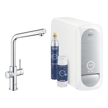 GROHE 31454001 - Кухонний змішувач BLUE HOME з L-виливом, блискучий хром