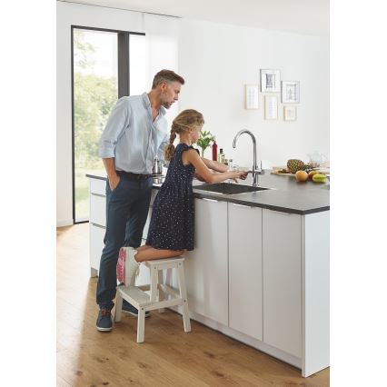 GROHE 31455001 - Змішувач для мийки BLUE HOME у полірованому хромі