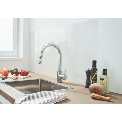 GROHE 31486DC1 - Кухонний змішувач FEEL з нержавіючої сталі