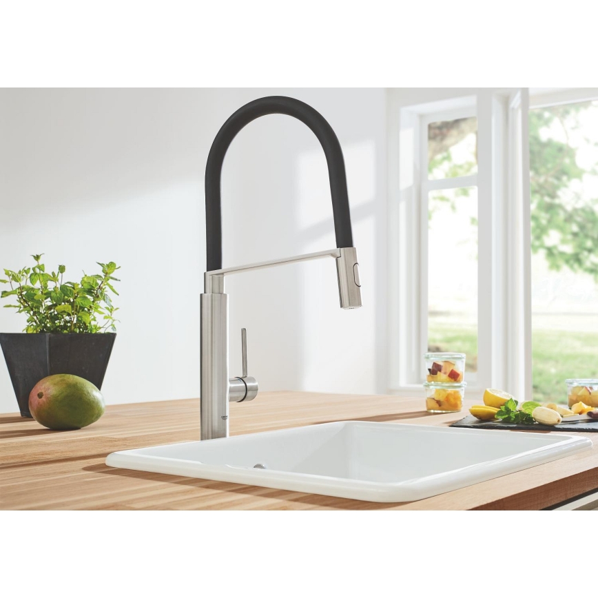 GROHE 31491DC0 - кухонний змішувач CONCETTO DN 15 із нержавіючої сталі