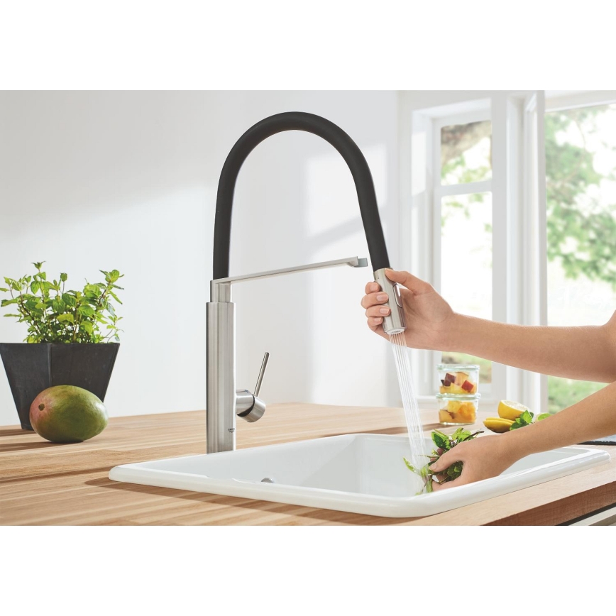 GROHE 31491DC0 - кухонный смеситель CONCETTO DN 15 из нержавеющей стали