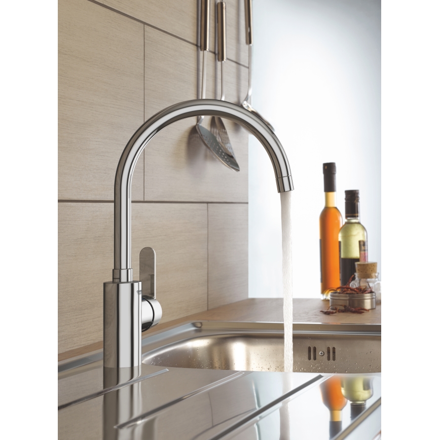 GROHE 31494001 - Смеситель для кухни GET, глянцевый хром
