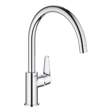 GROHE 31536001 - Змішувач для мийки BAUCURVE 332 мм, полірований хром