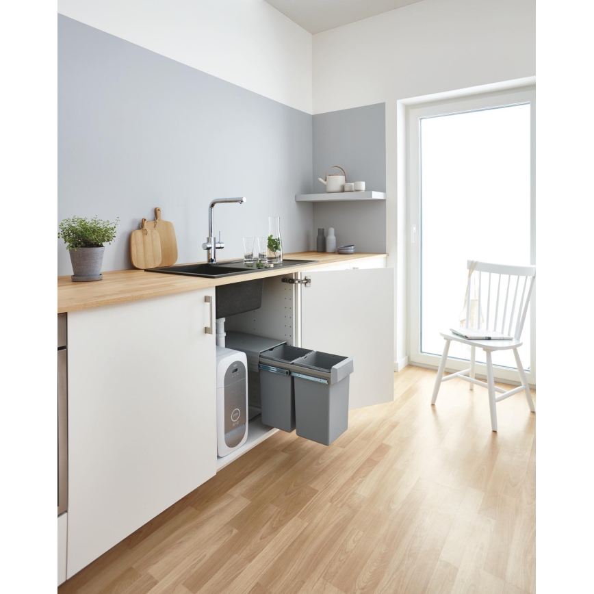 GROHE 31539000 - Змішувач для кухонної мийки BLUE HOME L-вилив блискучий хром