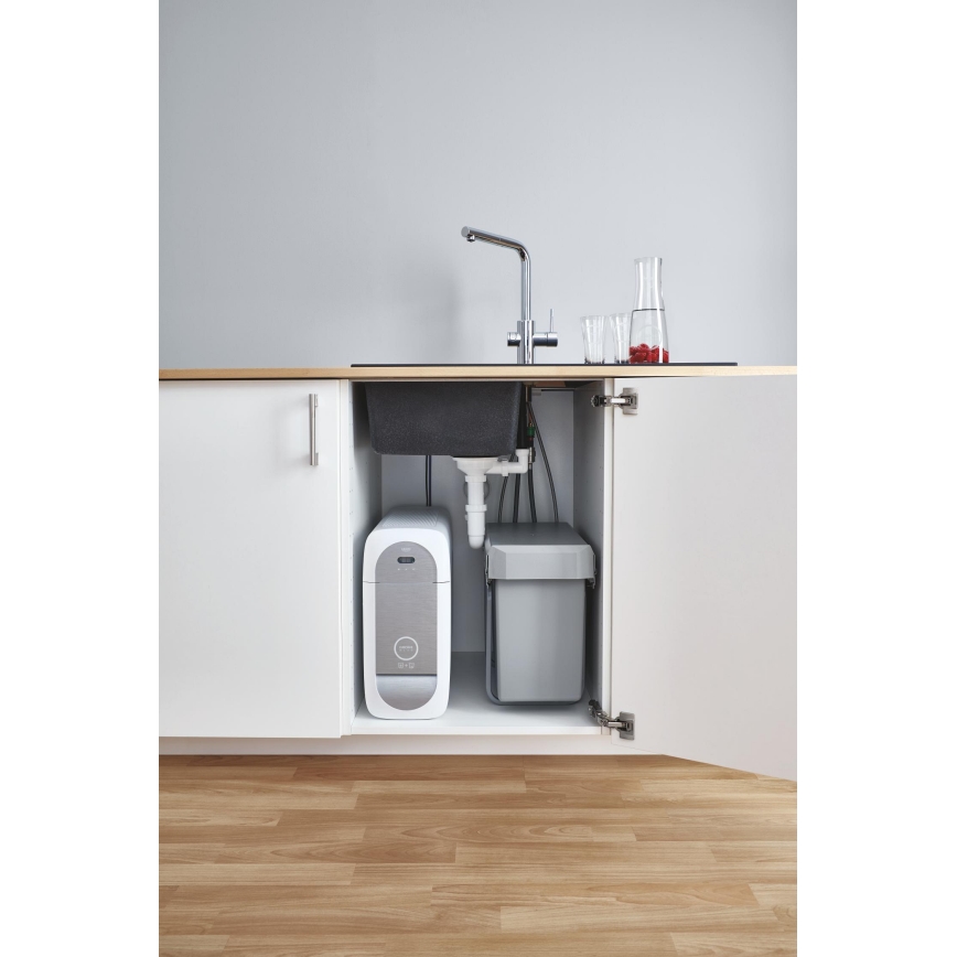 GROHE 31539000 - Кухонный смеситель BLUE HOME с L-образным изливом, глянцевый хром