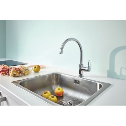 GROHE 31555001 - Змішувач для кухонної мийки START FLOW 332 мм полірований хром