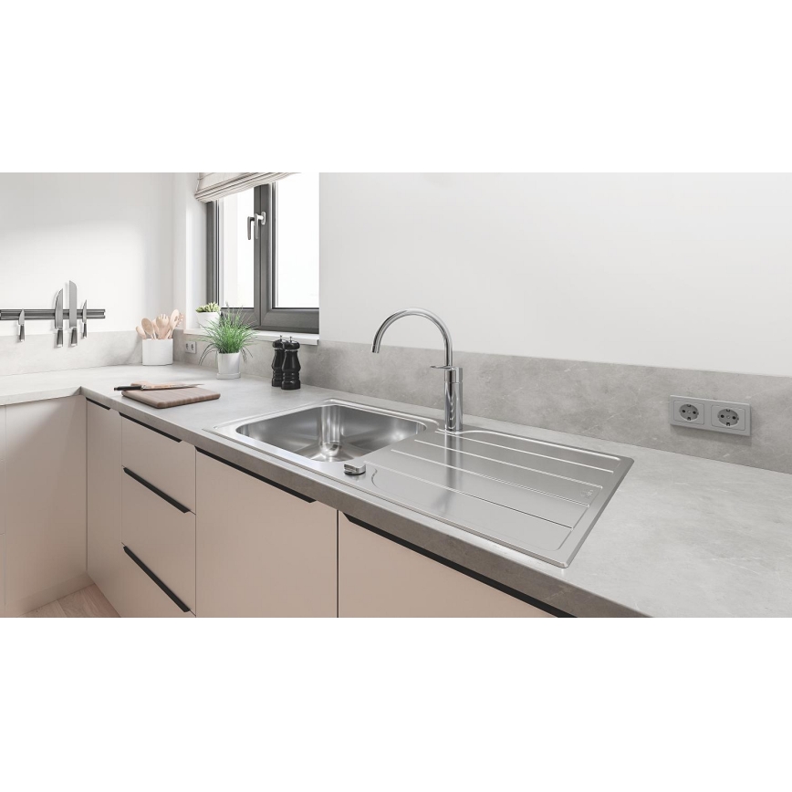 GROHE 31563SD1 - Кухонная мойка K500 1000 × 500 мм из нержавеющей стали