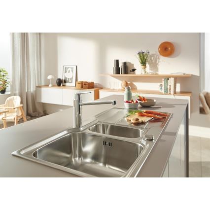 GROHE 31572SD1 - Кухонна мийка K500 1000 × 500 mm з нержавіючої сталі