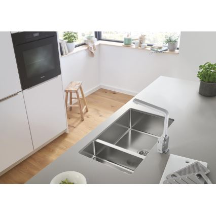 GROHE 31575SD1 - Кухонная мойка K700U, 760 × 450 мм, из нержавеющей стали