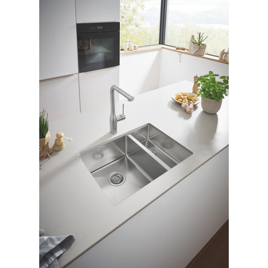 GROHE 31577SD1 - Кухонная мойка K700U 595 × 450 mm из нержавеющей стали