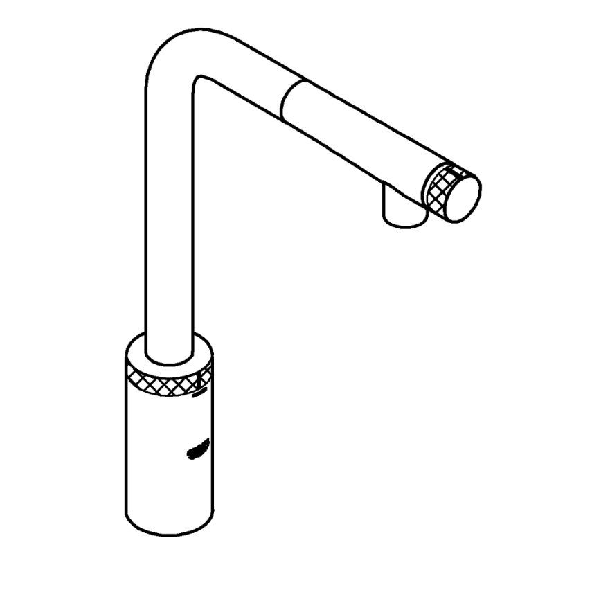 GROHE 31613DC0 - Змішувач для мийки A SmartControl, з нержавіючої сталі