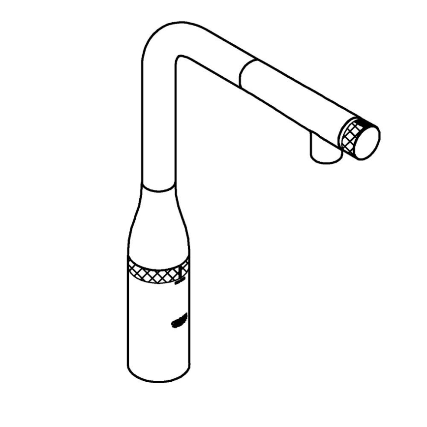 GROHE 31615000 - Кухонный смеситель ESSENCE SMARTCONTROL, 366 мм, глянцевый хром