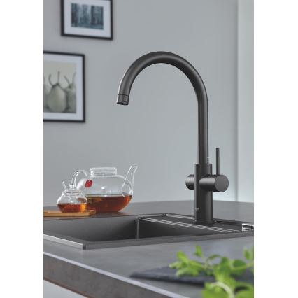 GROHE 31651AP0 - Композитная мойка K700 560 × 510 мм чёрная