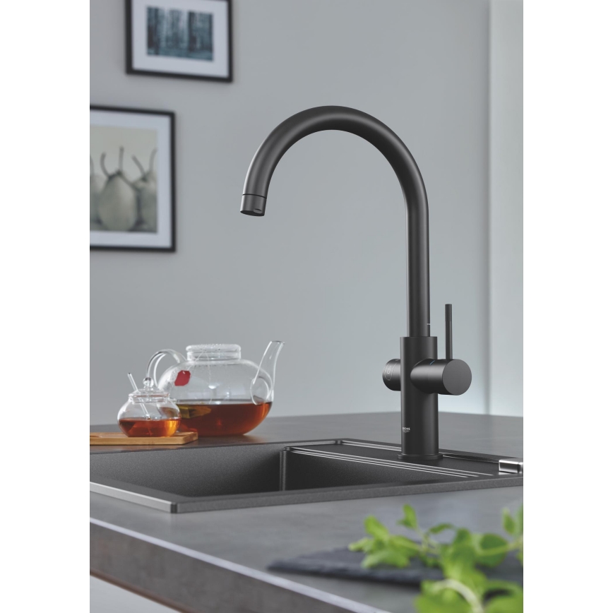 GROHE 31651AP0 - Композитная мойка K700 560 × 510 мм чёрная