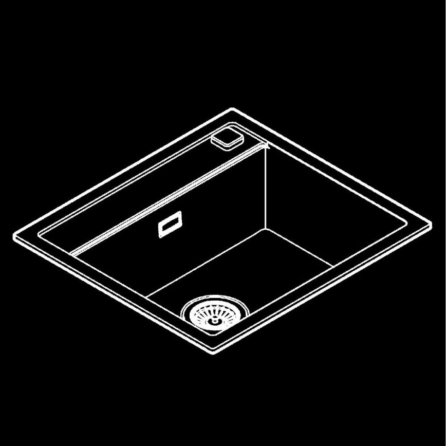 GROHE 31651AP0 - Кухонна мийка K700 560 × 510 мм граніт/чорний