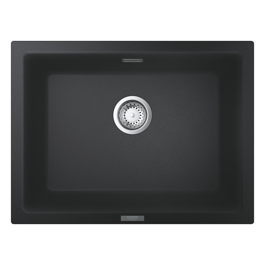 GROHE 31655AP0 - Мойка K700U 610 × 460 мм чёрный камень/чёрный