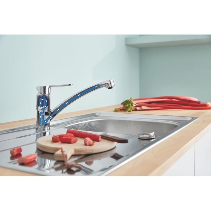 GROHE 31680000 - кухонный смеситель BAUECO, глянцевый хром