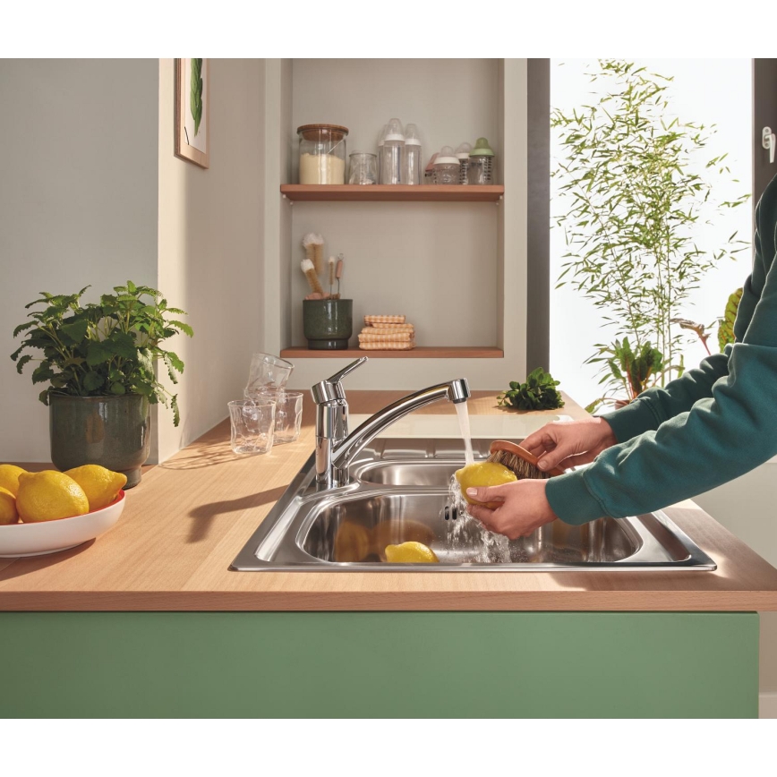 GROHE 31685000 - Смеситель для кухонной мойки STARTECO, полированный хром