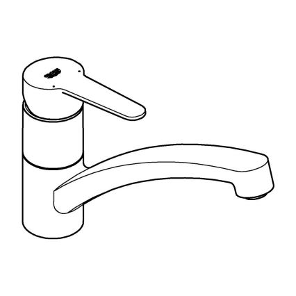 GROHE 31685000 - Кухонний змішувач STARTECO, блискучий хром