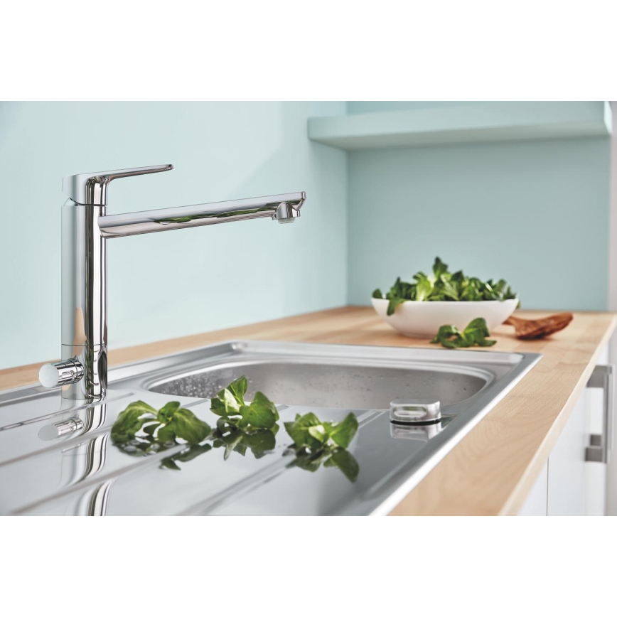 GROHE 31696000 - Кухонный смеситель BAUEDGE блестящий хром