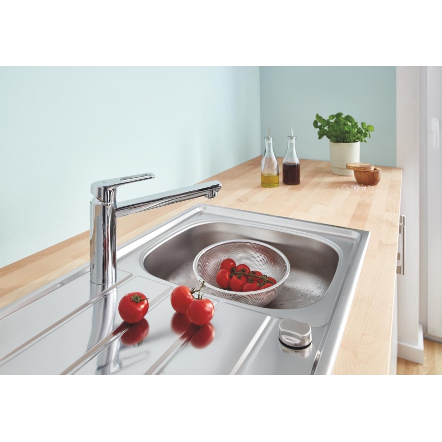 GROHE 31706000 - Смеситель для мойки BAULOOP, глянцевый хром