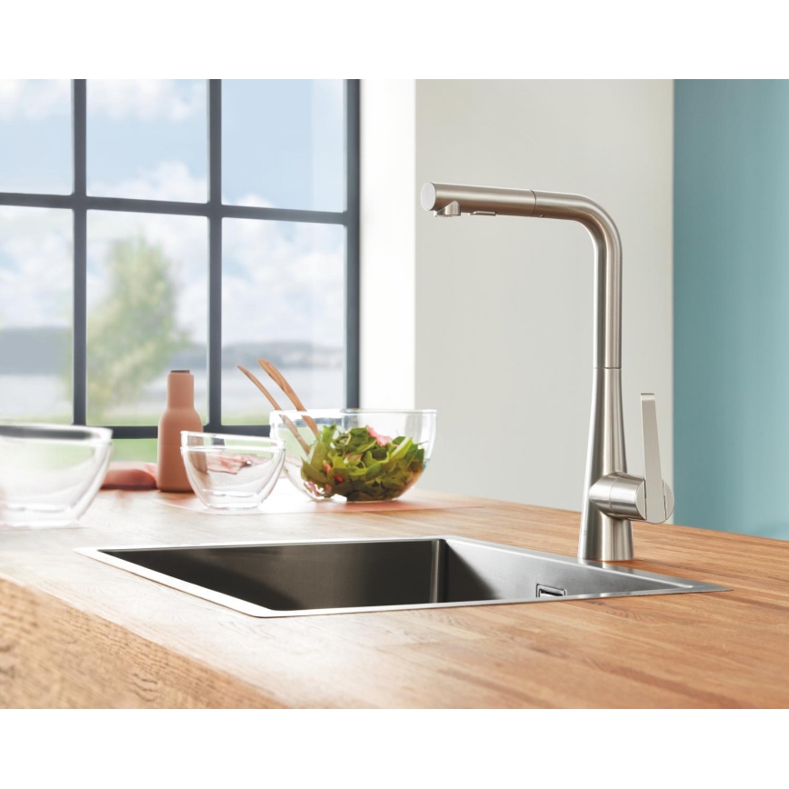 GROHE 31726SD0 - Кухонна мийка K700 550 × 450 мм із нержавіючої сталі