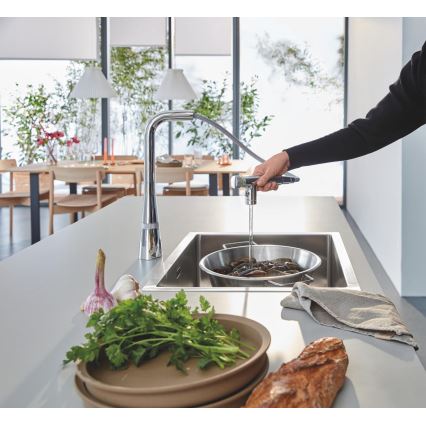 GROHE 31726SD0 - Кухонная мойка K700 550 × 450 mm из нержавеющей стали