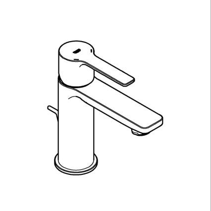 GROHE 32109GL1 - смеситель для раковины LINEARE, золотой