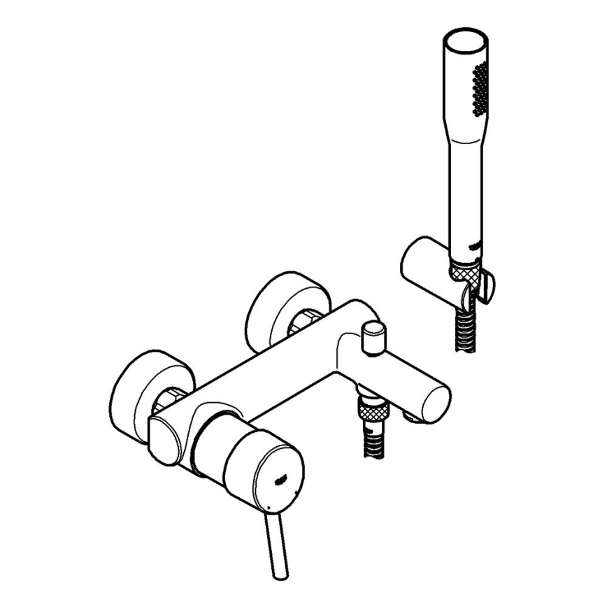 GROHE 32212001 - Змішувач для ванни CONCETTO, глянцевий хром